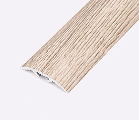 Порог (стык) Русский профиль  разноуровневый ламинированный с дюб, 30*1800 мм, Дуб арктик